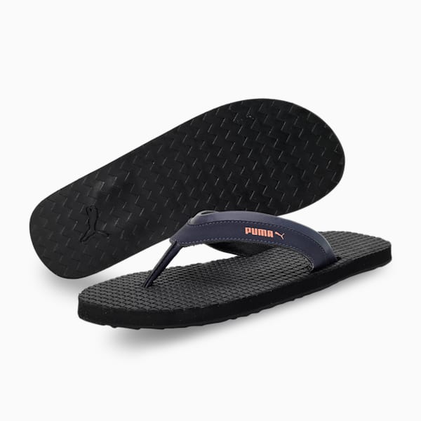 Shiatsu V2 Men's Flip-Flops, Peacoat-PUMA Black-Neon Citrus, extralarge-IND