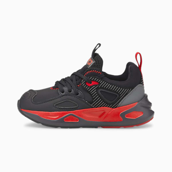 PUMA x Batman TRC Blaze FWD Infant Sneakers, Puma Black-Barbados Cherry, extralarge-IND