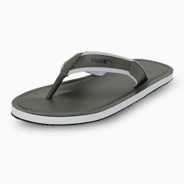 Tsukisho V2 Men's Slippers, Green Moss-Platinum Gray-PUMA Black, extralarge-IND
