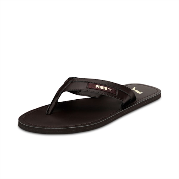 Ketava V Men's Flipflops, Chocolate Brown-Pebble, extralarge-IND
