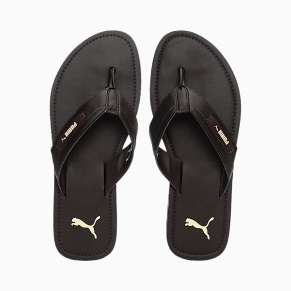 Ketava V Men's Flipflops, Chocolate Brown-Pebble, extralarge-IND
