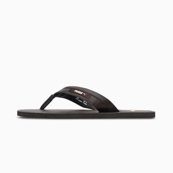 Ketava V Men's Flipflops, Chocolate Brown-Pebble, extralarge-IND