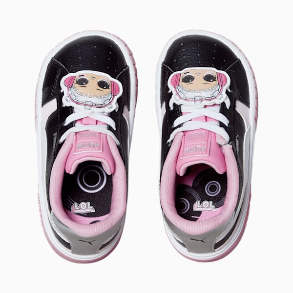 PUMA x L.O.L. Surprise! Cali Star Beats Toddler Shoes, Puma Black-Puma Silver, extralarge