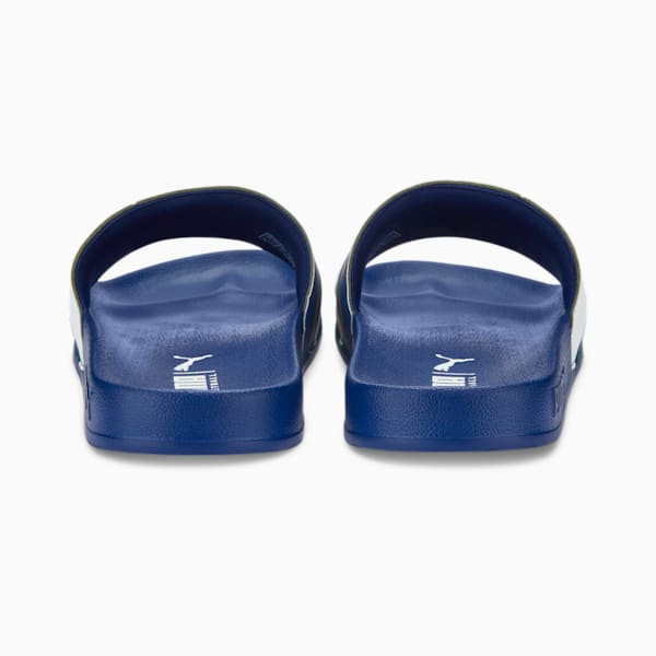 Leadcat 2.0 Basketball Slides, Blazing Blue-Puma White-Varsity Green, extralarge-IND