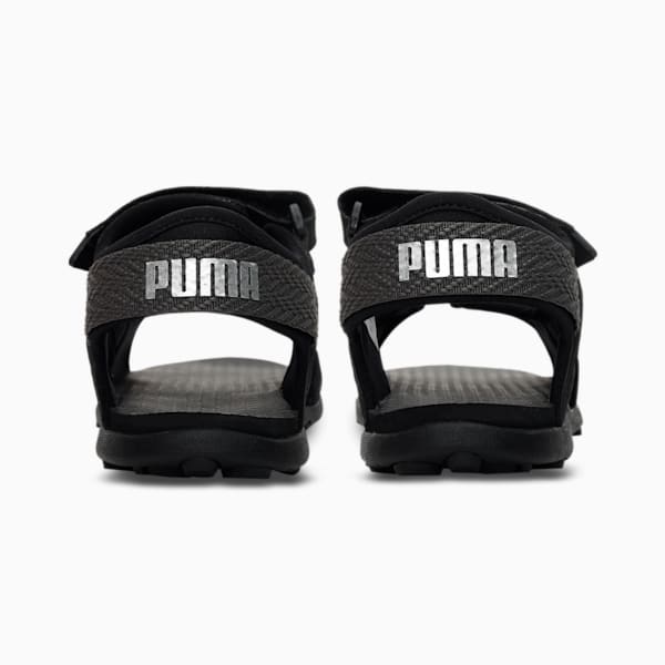 Champ V2 Men's Sandals, Puma Black-Silver, extralarge-IND