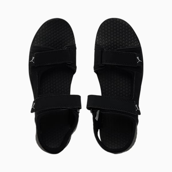 Champ V2 Men's Sandals, Puma Black-Silver, extralarge-IND