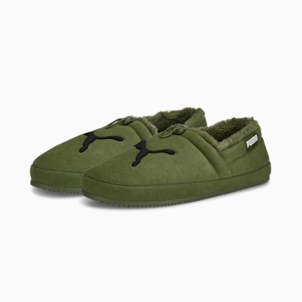 ユニセックス タフモック キャット スリッパ, Burnt Olive-Puma Black