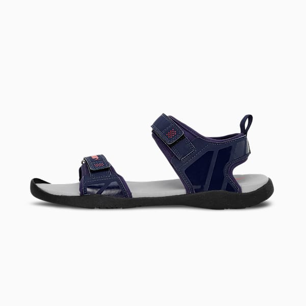 Path Reload Men's Sandals, PUMA Navy-Cool Mid Gray-PUMA Red, extralarge-IND