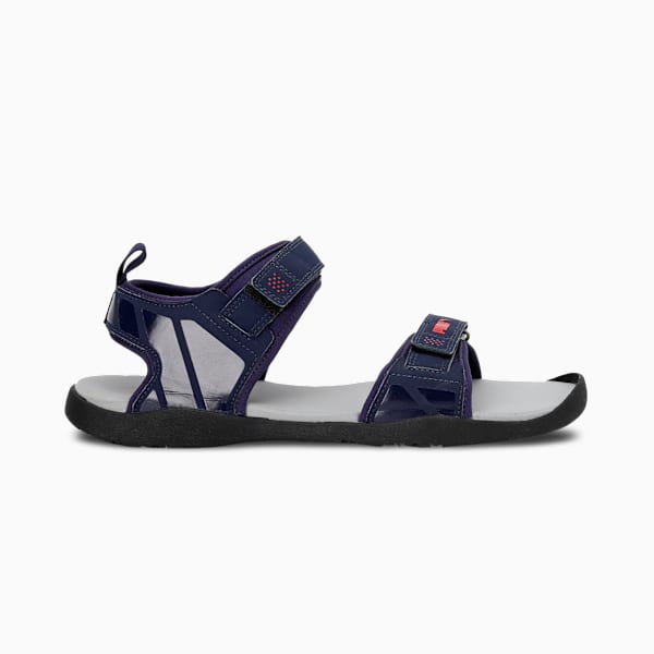 Path Reload Men's Sandals, PUMA Navy-Cool Mid Gray-PUMA Red, extralarge-IND
