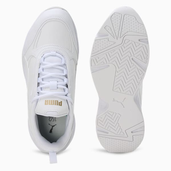 Cassia SL Women's Shoes, Puma White-Puma White-Puma Team Gold, extralarge-IND