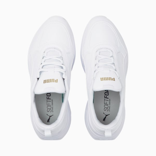 Sneakers Cassia SL Femme, Puma White-Puma White-Puma Team Gold, extralarge