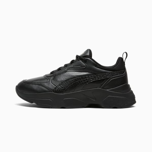 Tenis para mujer Cassia SL, Puma Black-Puma Black-Puma Team Gold, extralarge