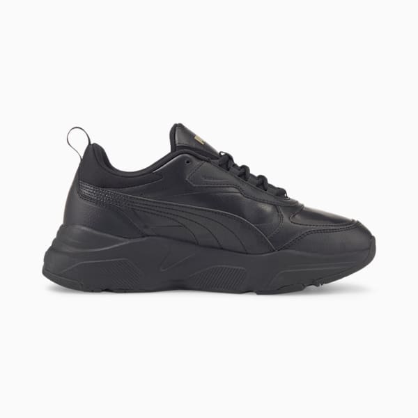 Cassia SL Women's Shoes, Puma Black-Puma Black-Puma Team Gold, extralarge-IND
