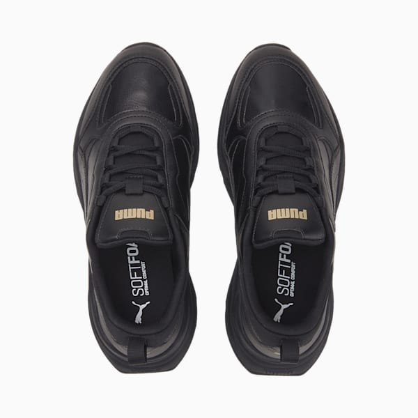 Cassia SL Women's Shoes, Puma Black-Puma Black-Puma Team Gold, extralarge-IND