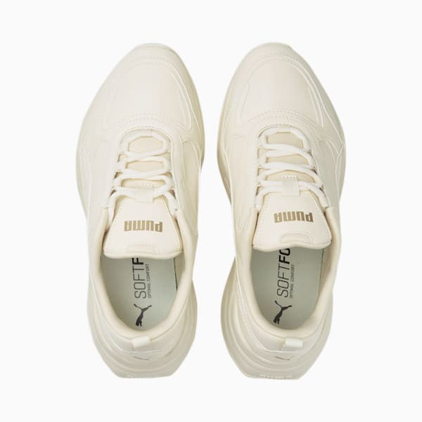 Cassia SL Women's Shoes, Pristine-Pristine-Puma Team Gold, extralarge-IND