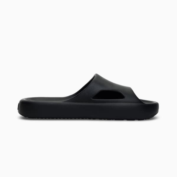 Shibui Cat Unisex Slides, Puma Black-Puma Black, extralarge-IND