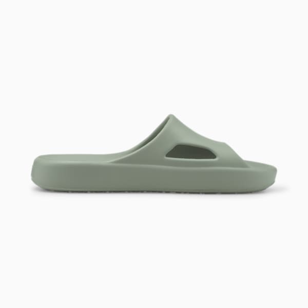 Shibui Cat Unisex Slides, Green Fog-Green Fog, extralarge-IND