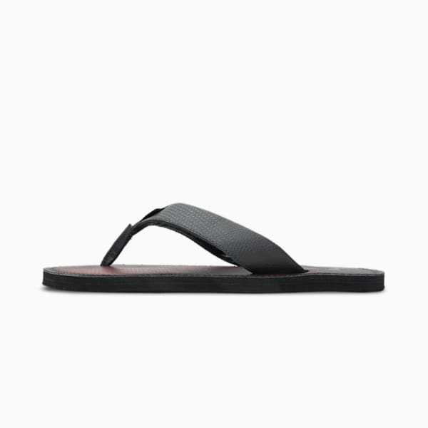 Keru Men's Flip Flops, QUIET SHADE-Intense Red-Puma Black, extralarge-IND