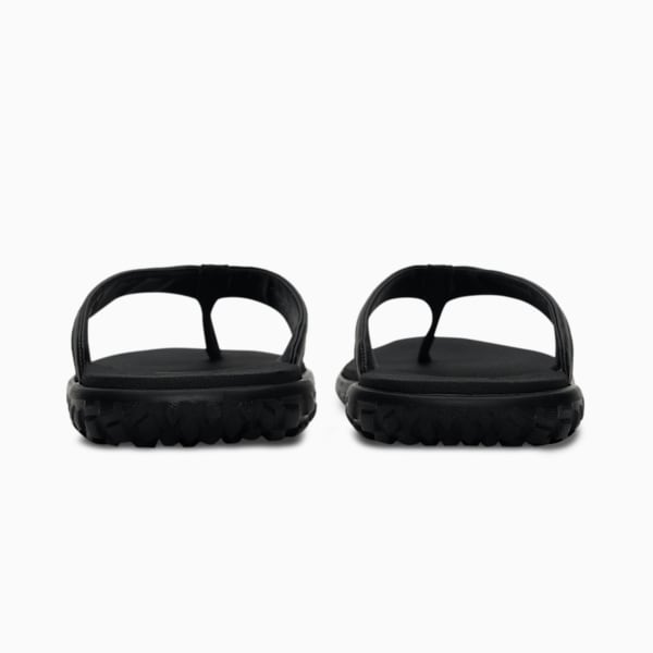 Galaxy Comfort V3 Men's Flip-Flops, Puma Black-Puma Team Gold, extralarge-IND