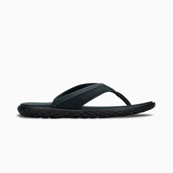 Galaxy Comfort V3 Men's Flip-Flops, Midnight Green-Frosty Green-Puma Black, extralarge-IND