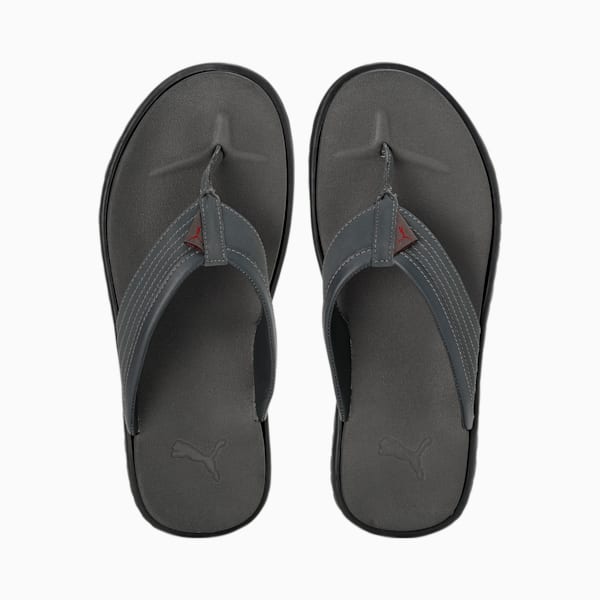 Galaxy Comfort V3 Men's Flipflops, Dark Shadow-Cordovan