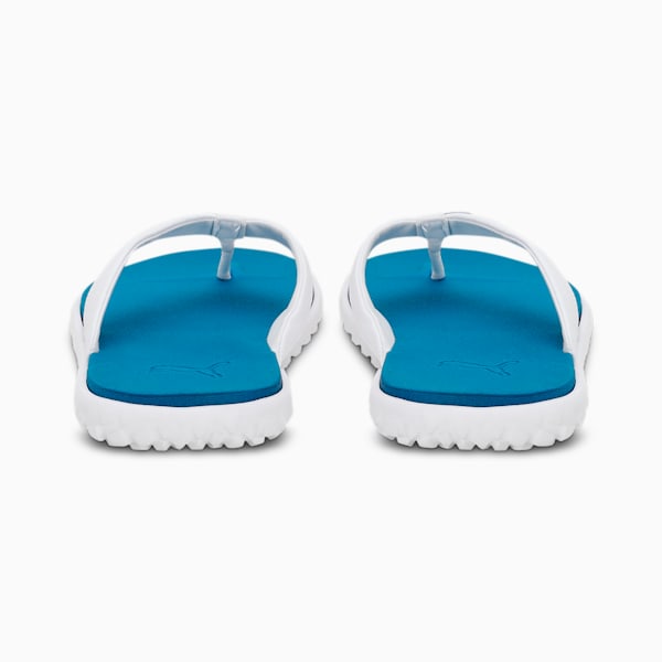 Galaxy Comfort V3 Men's Flipflops, Mykonos Blue-PUMA White