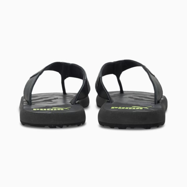 Oleum Reload Men's Flip-Flops, Dark Shadow-Limepunch, extralarge-IND