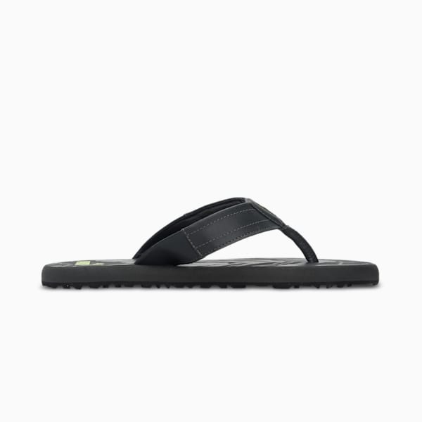 Oleum Reload Men's Flip-Flops, Dark Shadow-Limepunch, extralarge-IND