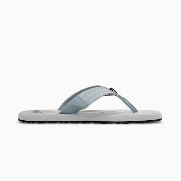 Oleum Reload Men's Flip-Flops, Quarry-Puma Black, extralarge-IND