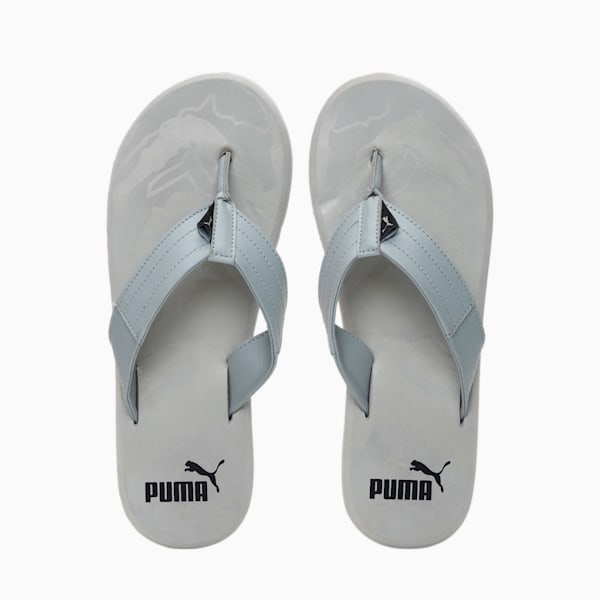 Oleum Reload Men's Flip-Flops, Quarry-Puma Black, extralarge-IND