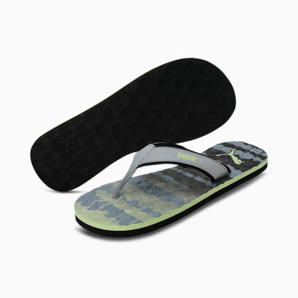 PUMA Alley V2 Unisex Flip Flops, PUMA Black-Quarry-Fizzy Light, extralarge-IND