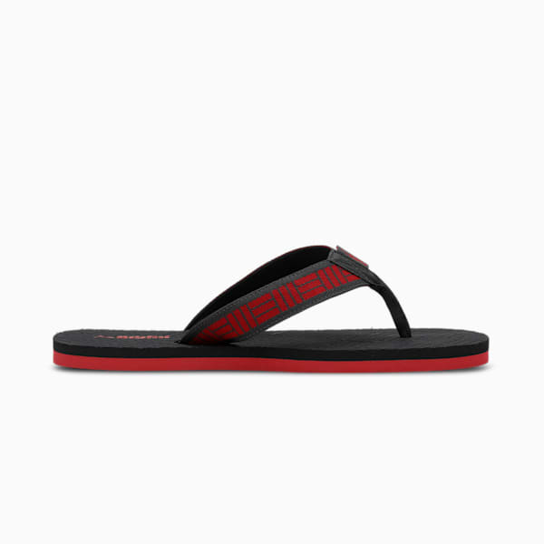 Denis V2 Unisex Flip Flops, Dark Shadow-Urban Red, extralarge-IND