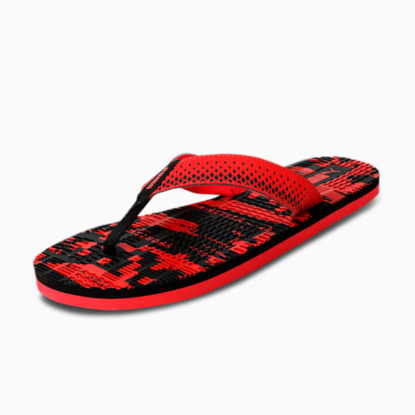 Tonks V2 Unisex Flip Flops, High Risk Red-PUMA Black, extralarge-IND