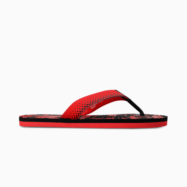 Tonks V2 Unisex Flip Flops, High Risk Red-PUMA Black, extralarge-IND