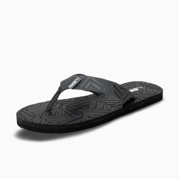 Viktor V2 Men's Flip Flops, Dark Shadow-Puma Black-Puma White, extralarge-IND