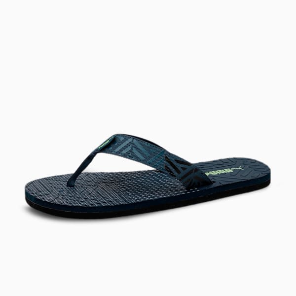 Viktor V2 Men's Flip Flops, Dark Denim-Fizzy Light-PUMA Black, extralarge-IND