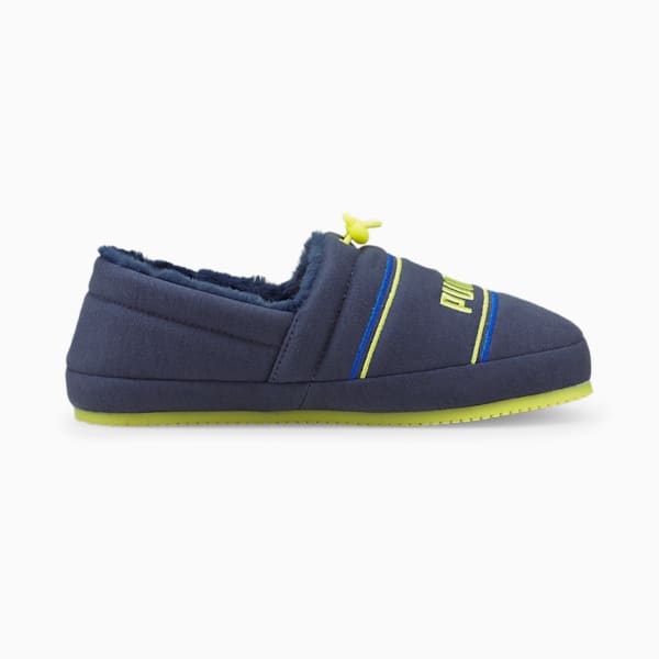 Tuff Mocc Jersey Shoes Big Kids, Dark Denim-Lemon Sherbert-Victoria Blue