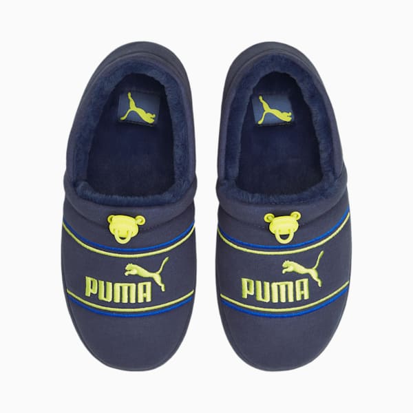 Tuff Mocc Jersey Shoes Big Kids, Dark Denim-Lemon Sherbert-Victoria Blue, extralarge