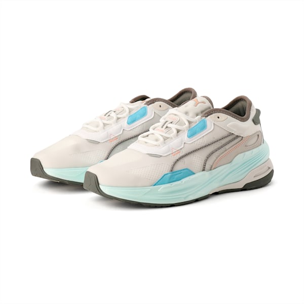 ユニセックス エクステント ニトロ EUROPA スニーカー, Puma White-Nitro Blue, extralarge-JPN