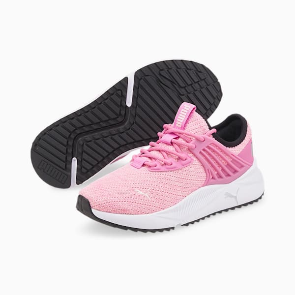 Pacer Future Double-Knit Sneakers JR, Chalk Pink-Opera Mauve