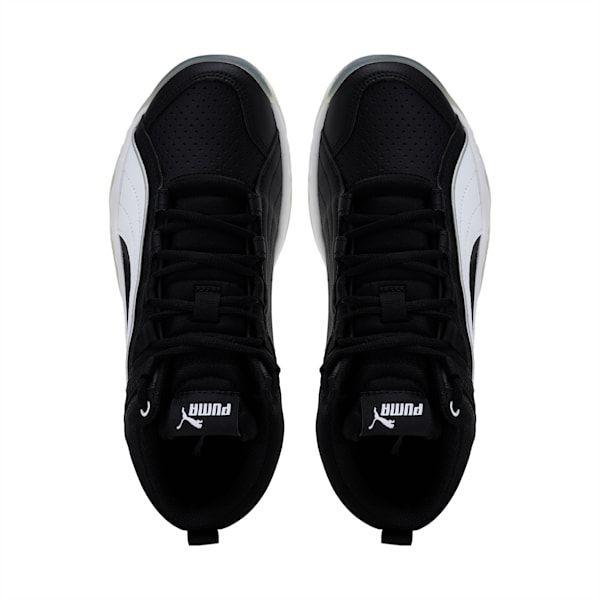 Rebound Future Evo Youth Sneakers, Puma Black-Puma White-Puma Silver, extralarge-IND
