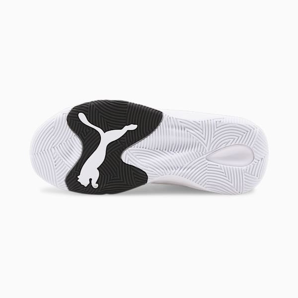 Rebound Future Evo Youth Sneakers, Puma White-Puma Black-High Risk Red-Puma Team Gold, extralarge-IND