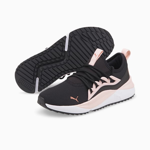 Pacer Future Allure Sneakers Big Kids, Puma Black-Chalk Pink-Rose Gold, extralarge