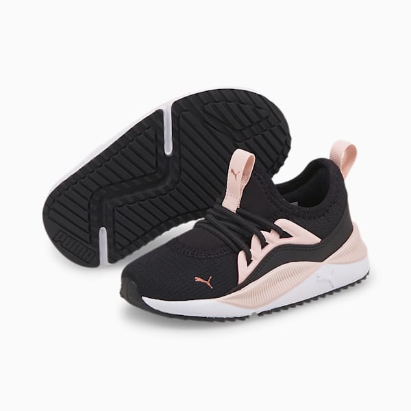 Pacer Future Allure Toddler Shoes, Puma Black-Chalk Pink-Rose Gold, extralarge