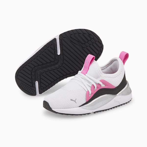 Pacer Future Allure Toddler Shoes, Puma White-Opera Mauve-Puma Black, extralarge