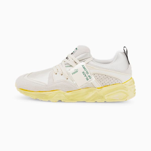 ユニセックス ブレイズ オブ グローリー THE NEVERWORN スニーカー II, Whisper White-Puma Team Gold, extralarge-JPN