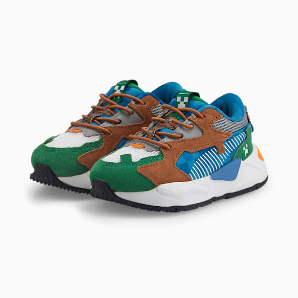 Tenis para bebés RS-Z PUMA X MINECRAFT, Amazon Green-CASTLEROCK, extralarge