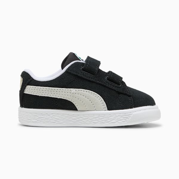 Black PUMA toddler's shoe with touch-fastening straps and a white formstrip.