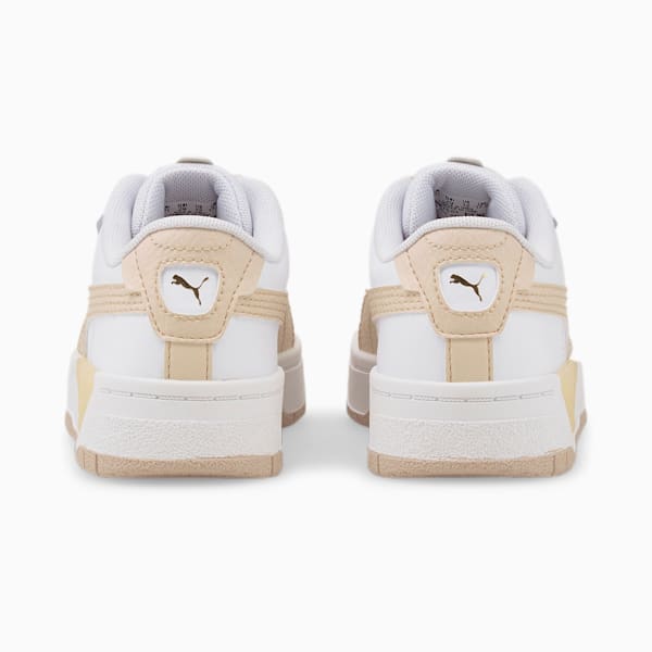 Cali Dream Leather Little Kids' Shoes, Puma White-Shifting Sand