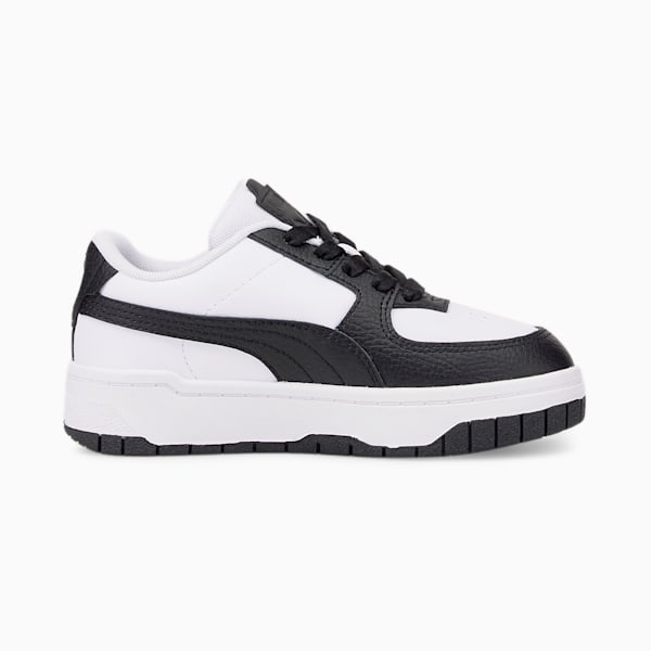 Chaussures Cali Dream Lth Enfant, Puma White-Puma Black, extralarge